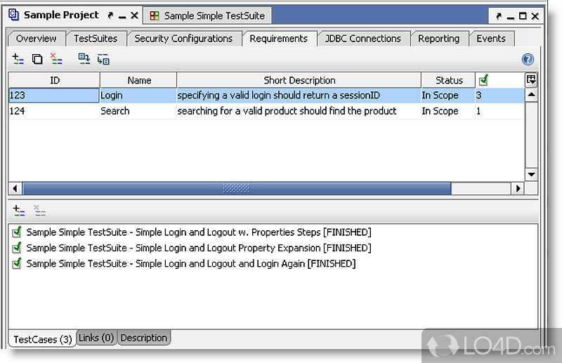Excellent testing tool for SOAP, REST and WADL services - Screenshot of soapUI Portable