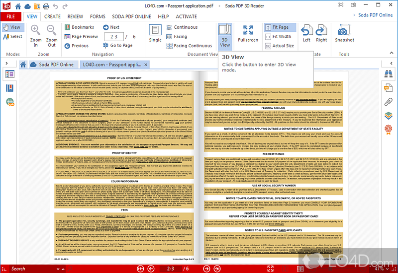 Soda PDF 3D Reader screenshot