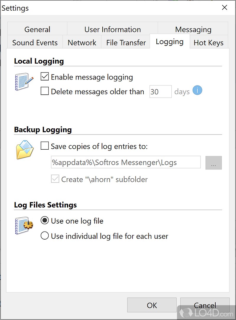 LAN messenger from Softros - Screenshot of Softros LAN Messenger