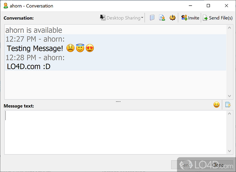 Softros LAN Messenger: Chat utility - Screenshot of Softros LAN Messenger