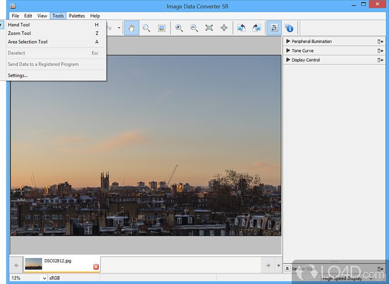 Sony Image Data Suite screenshot