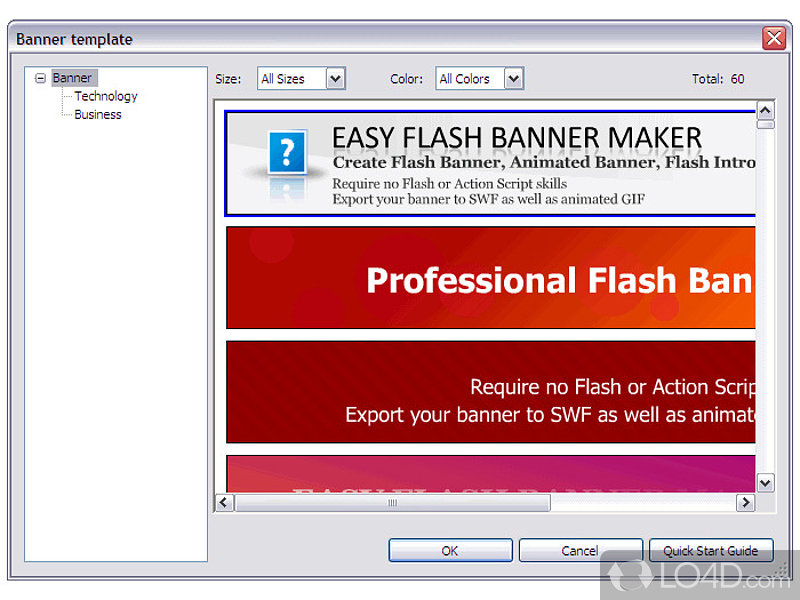 SWF Easy: User interface - Screenshot of SWF Easy