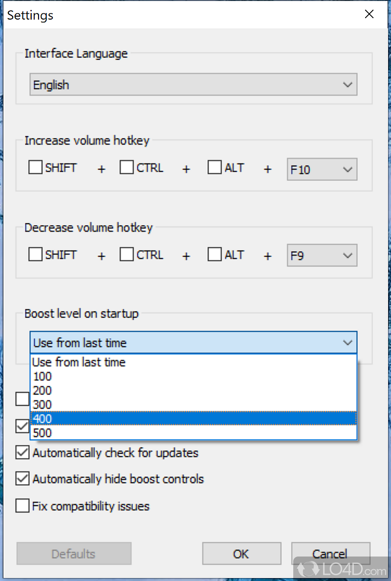 sound booster in windows 7