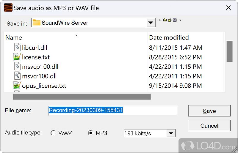 SoundWire Server: User-friendly - Screenshot of SoundWire Server