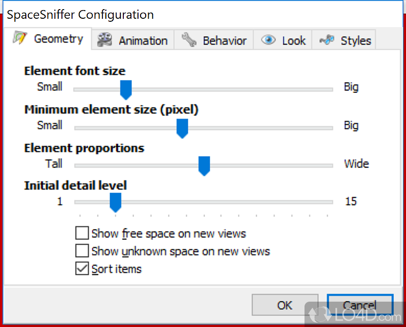 An easy-to-use disk cleanup software - Screenshot of SpaceSniffer