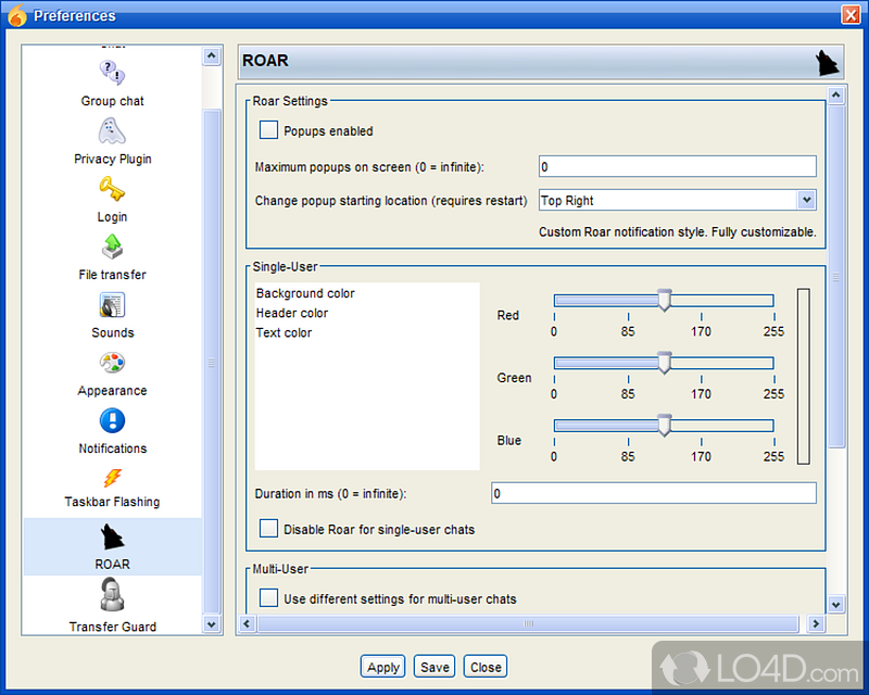 Cross-platform IM client for Windows PC - Screenshot of Spark