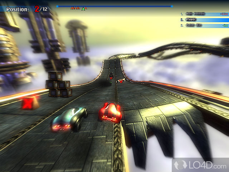 Speed Racers: User interface - Screenshot of Speed Racers