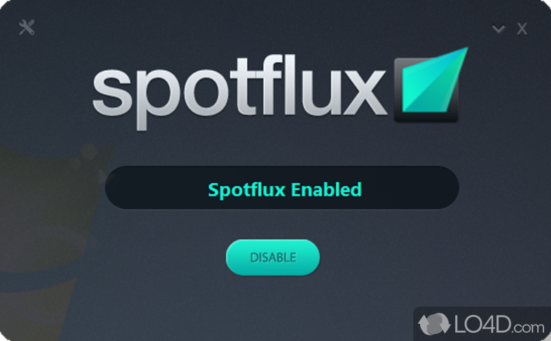 Secure connections. Hide IP behind proxy - Screenshot of Spotflux