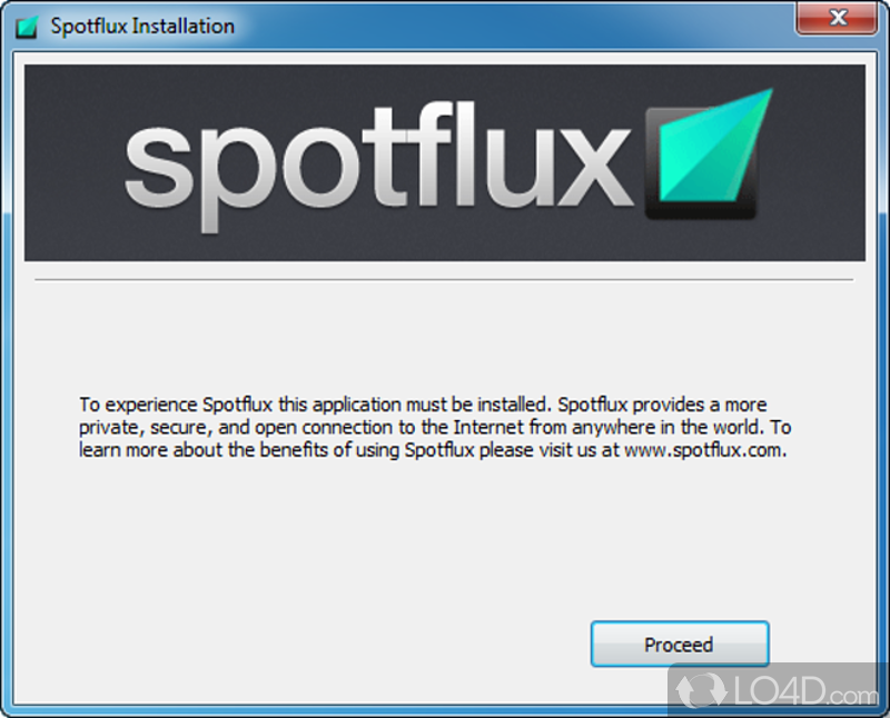 Create a high-performance VPN (VPN) based on a server-client architecture - Screenshot of Spotflux