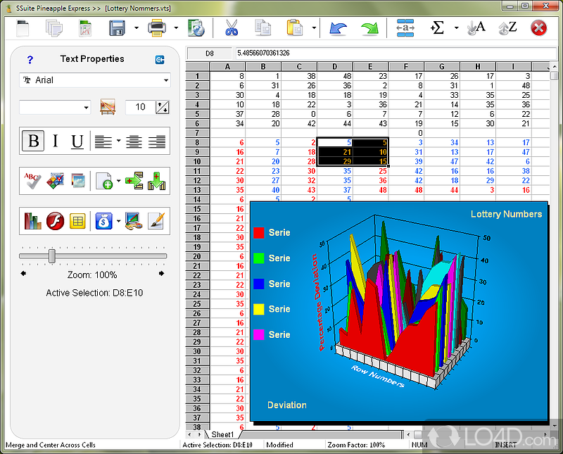 Clean and neatly-organized interface - Screenshot of SSuite Lemon Juice