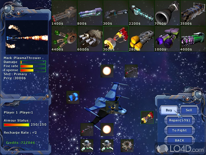 Space shooter game with amazing visual effects and high quality graphics - Screenshot of Star Blaze