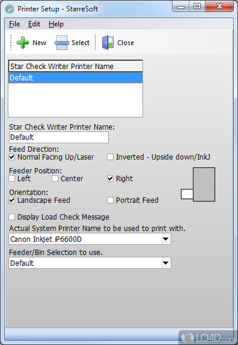 Star Check Writer screenshot