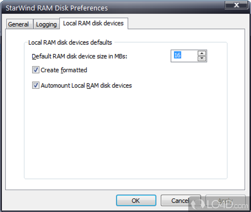 StarWind RAM Disk screenshot