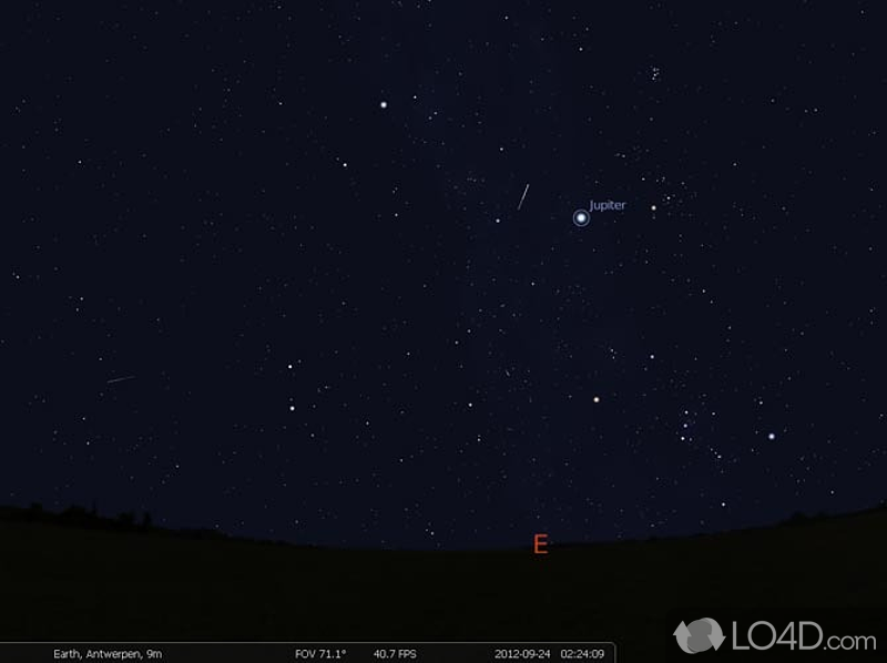 Learn about planets and Universe in 3D - Screenshot of Stellarium