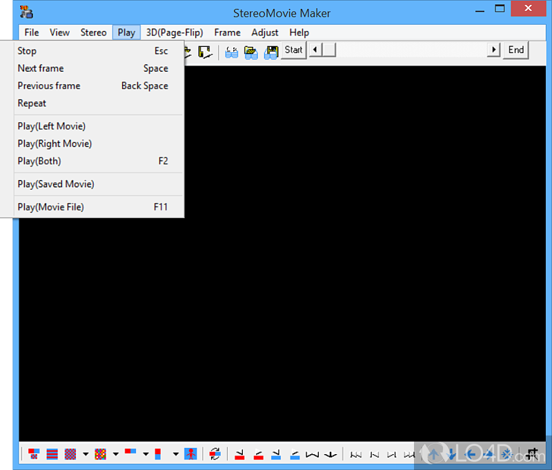 Stereo Movie Maker screenshot