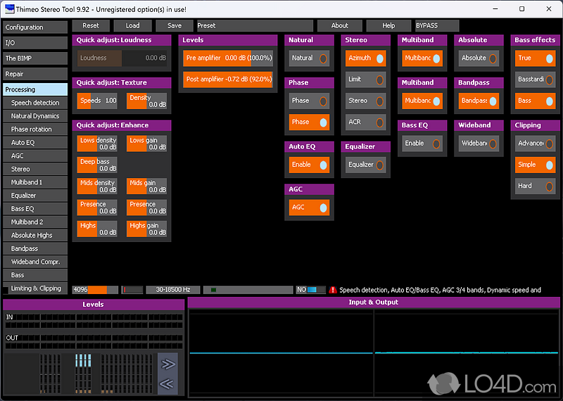 Powerful solution for all music enthusiasts who want to manipulate sound, enhance their audio recordings - Screenshot of Stereo Tool