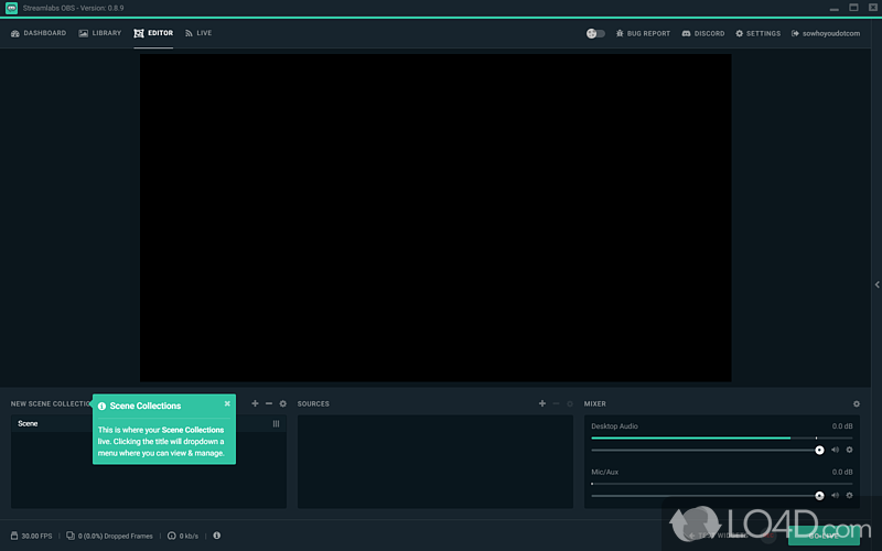 streamlabs obs no desktop audio