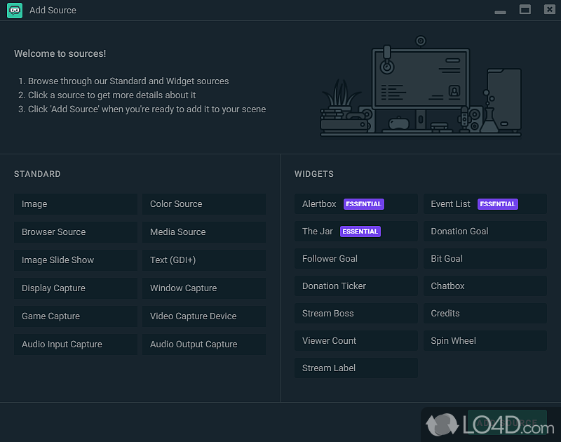 A comprehensive tool for anyone who needs professional streaming - Screenshot of Streamlabs OBS