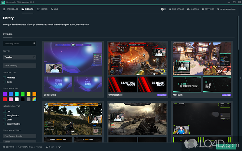 Streamlabs OBS: Stream with Ease - Screenshot of Streamlabs OBS