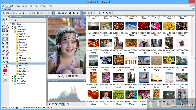 It's excellent free image editor - Screenshot of StylePix