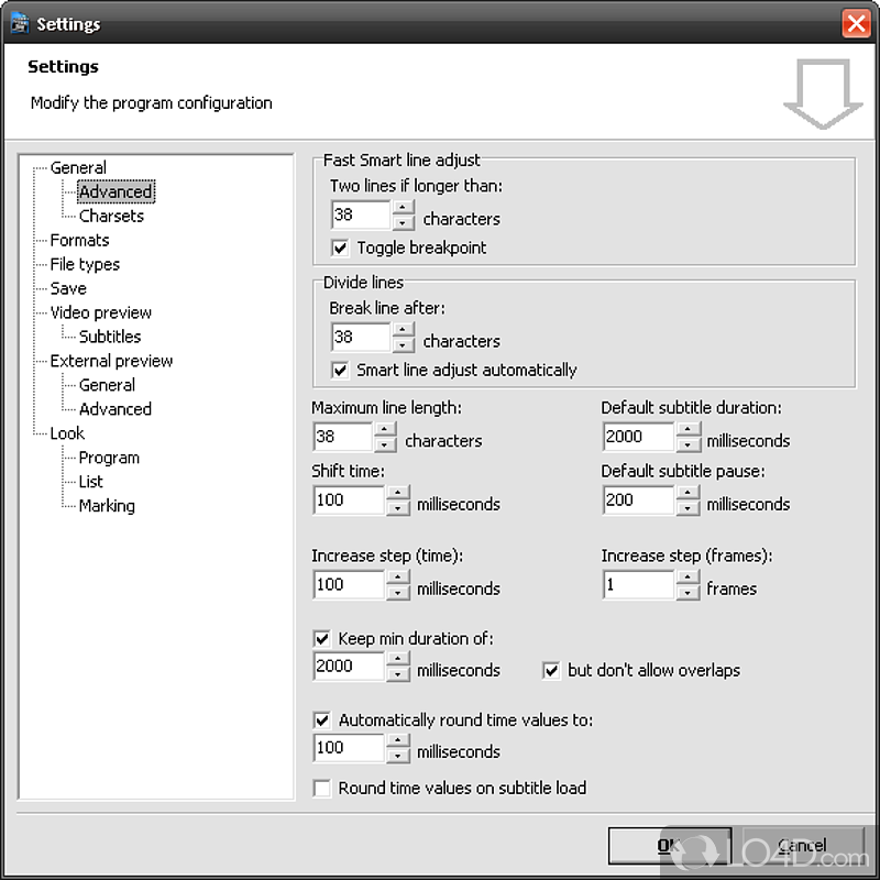 Create subtitles that will be added to an existing - Screenshot of Subtitle Workshop