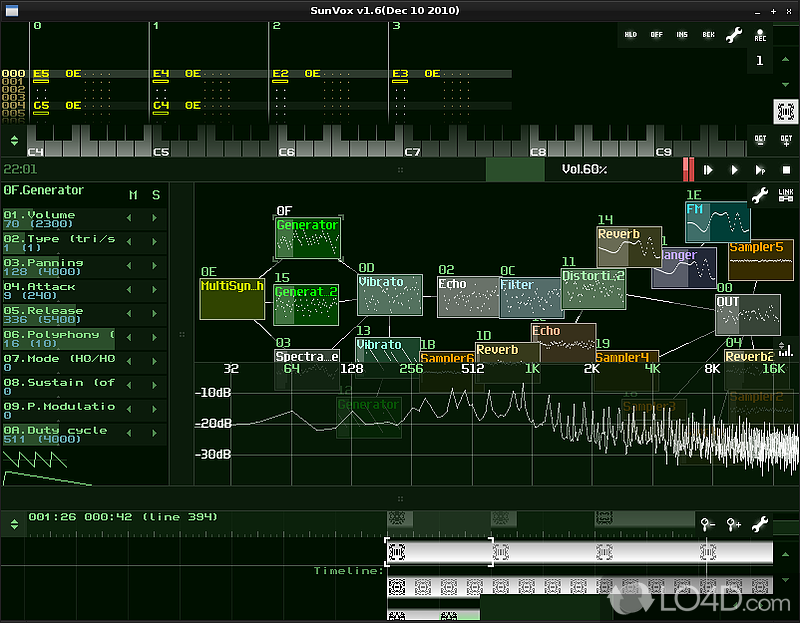 SunVox screenshot