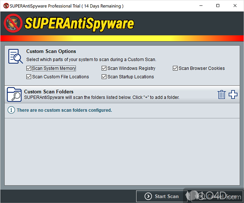 Securely Deletes Malicious Files - Screenshot of SUPERAntiSpyware Pro