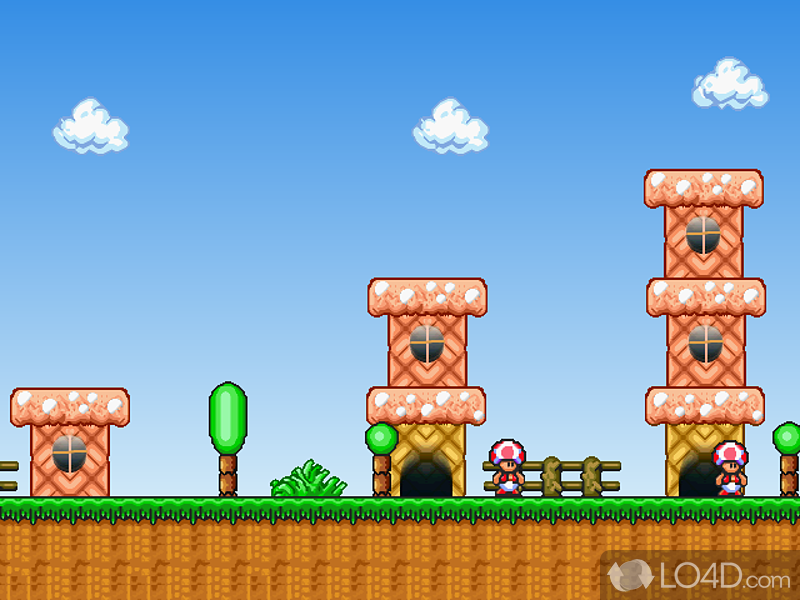 Great remake of the classic game - Screenshot of Super Mario 3: Mario Forever