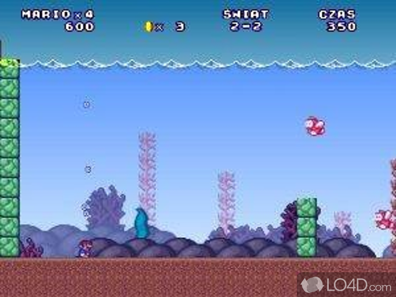 Super Mario 3: Mario Forever: User interface - Screenshot of Super Mario 3: Mario Forever