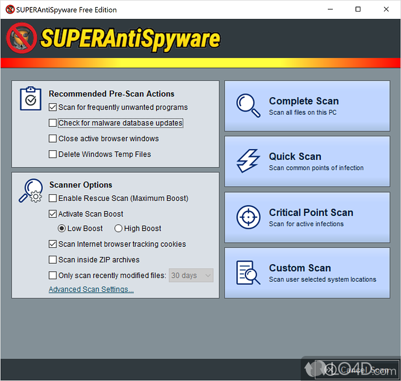 free instal SuperAntiSpyware Professional X 10.0.1254