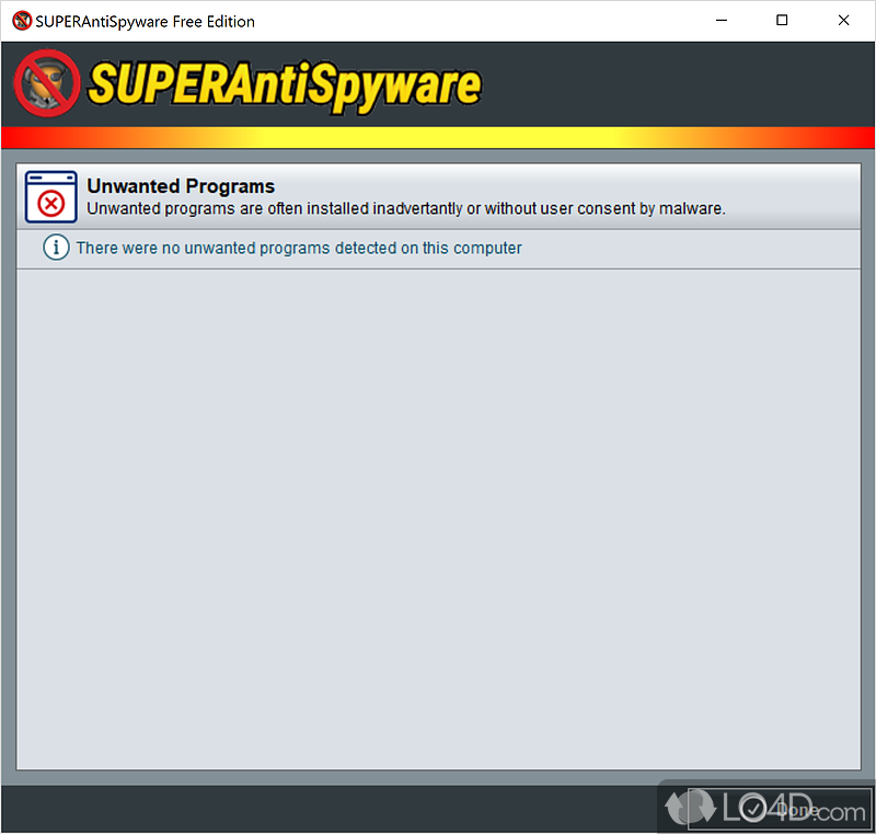 SUPERAntiSpyware Free: Malware - Screenshot of SUPERAntiSpyware Free