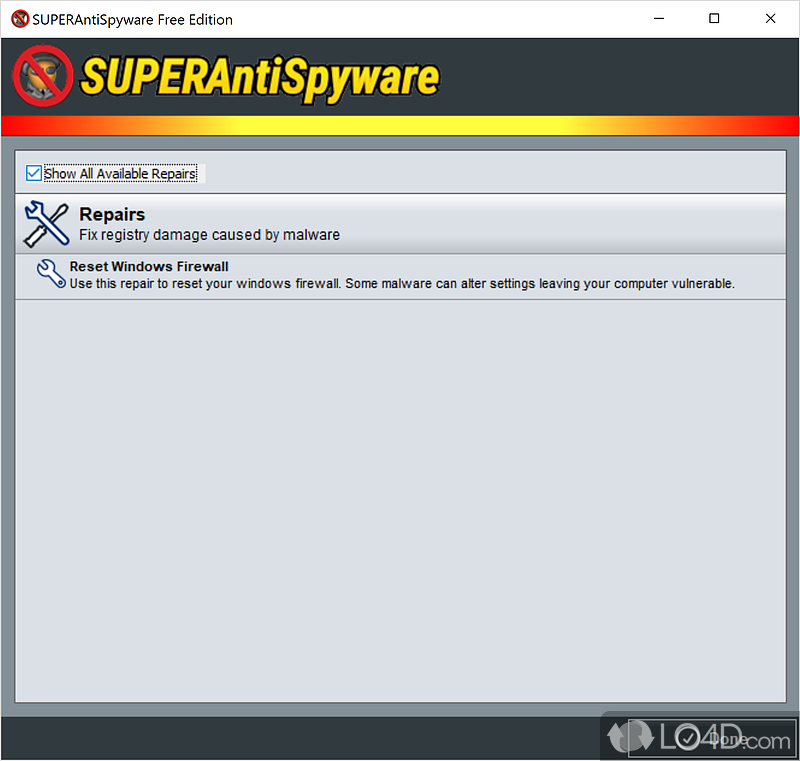 Real-time blocking of threats - Screenshot of SUPERAntiSpyware Free