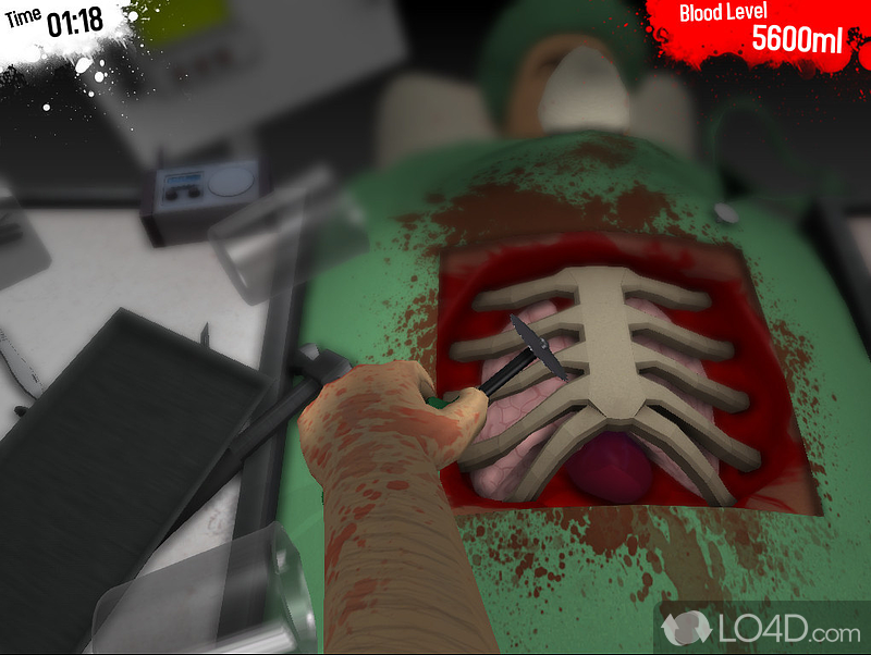 Some in-game prompts or instructions would have been better - Screenshot of Surgeon Simulator 2013