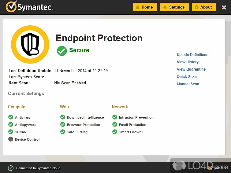 Сбросить пароль symantec endpoint protection