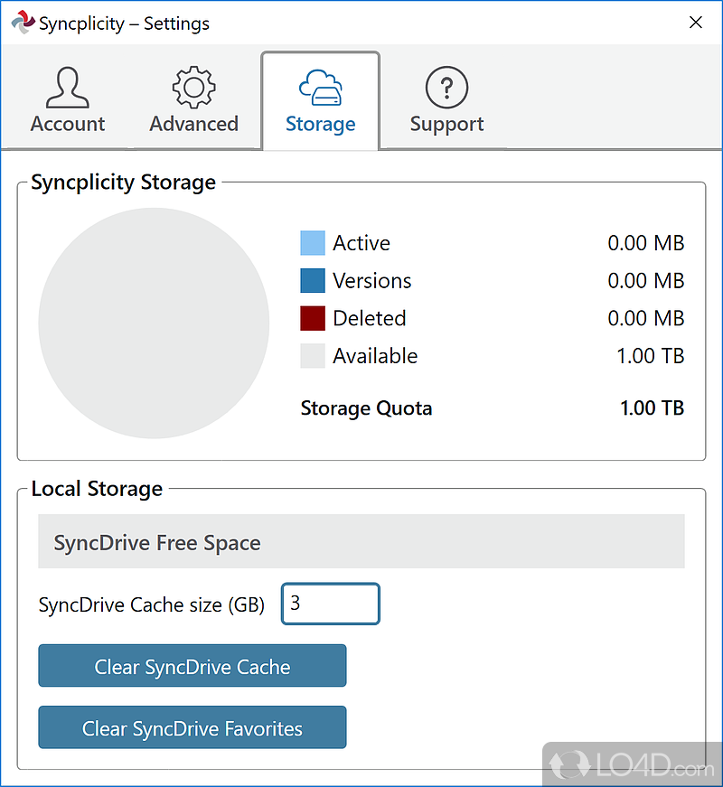 Backup and synchronize files to a 2 GB virtual drive and collaborate - Screenshot of Syncplicity