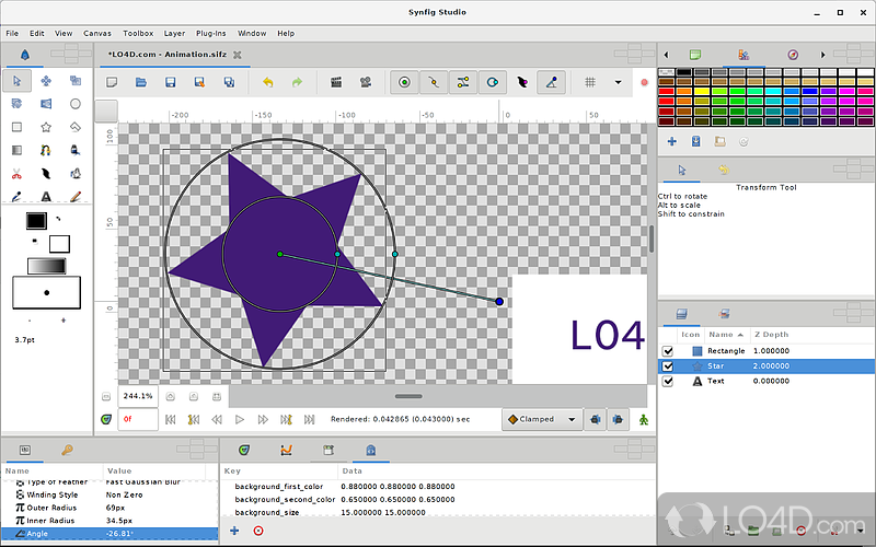 synfig studio xlow freezes