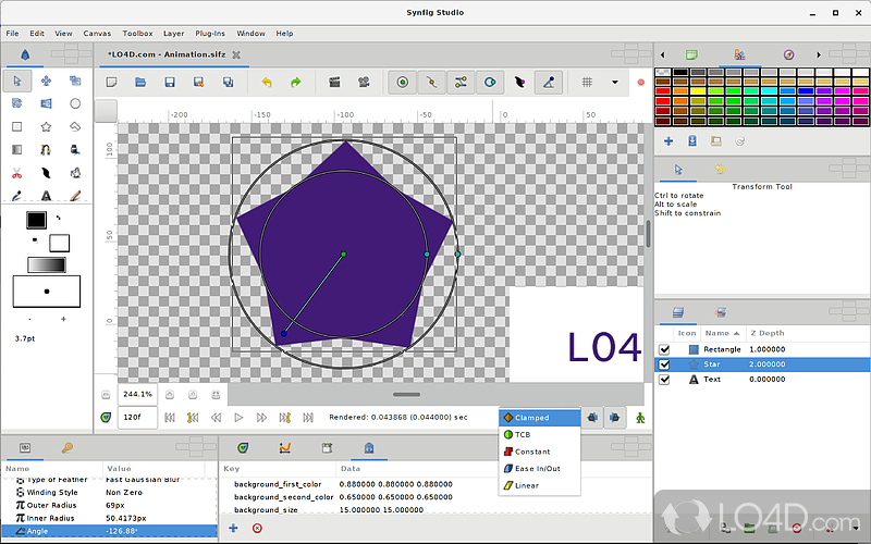 Synfig Studio screenshot