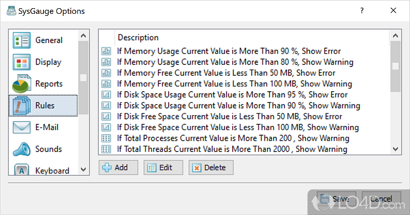 SysGauge screenshot