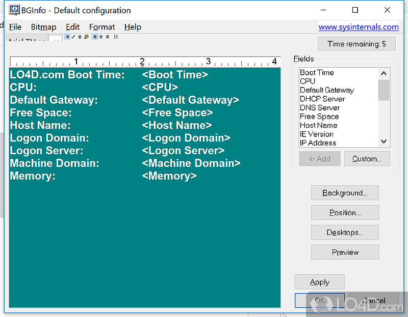 sysinternals suite network monitor