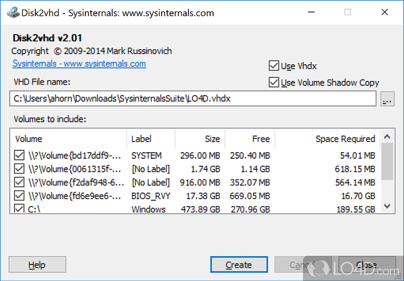 Single Suite of tools - Screenshot of Sysinternals Suite