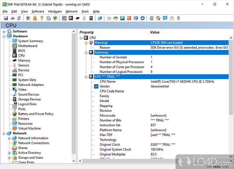 More about System Information - Screenshot of System Information Tool