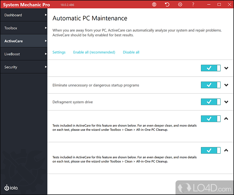 Boost your PC performance with this application - Screenshot of System Mechanic