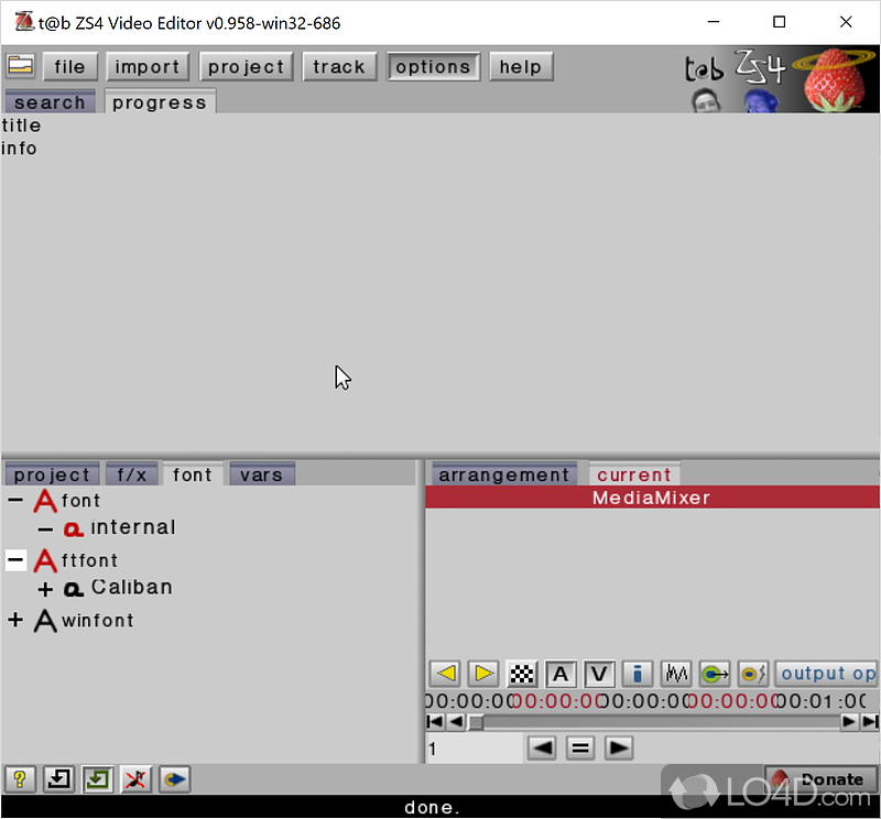 ZS4 Video Editor screenshot