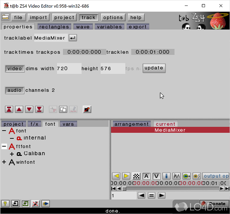 ZS4 Video Editor screenshot