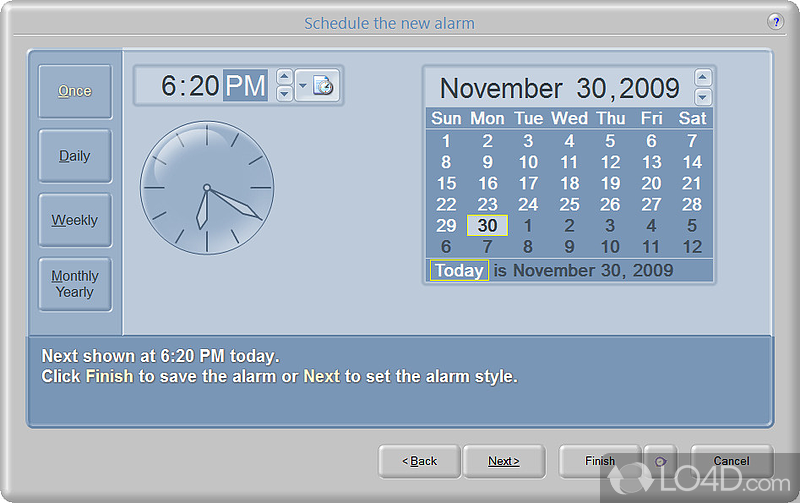 A free utilities & tools app for Android, by Mirolunapp - Screenshot of Talking Alarm Clock