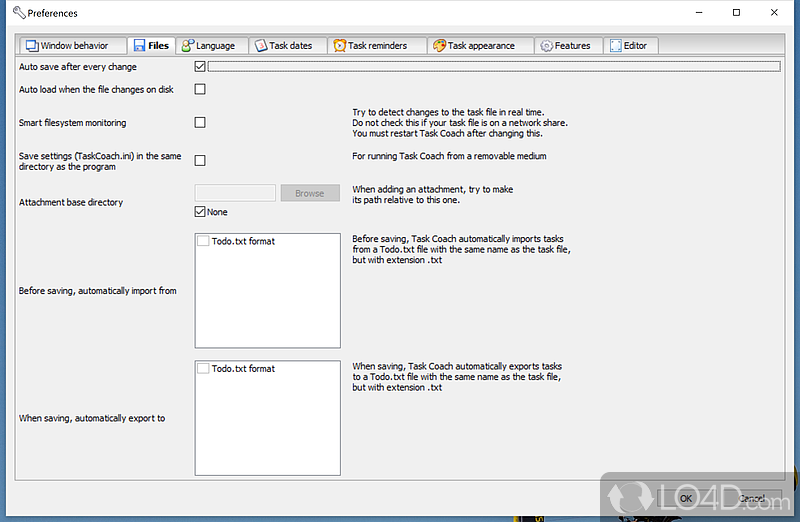 Task Coach screenshot