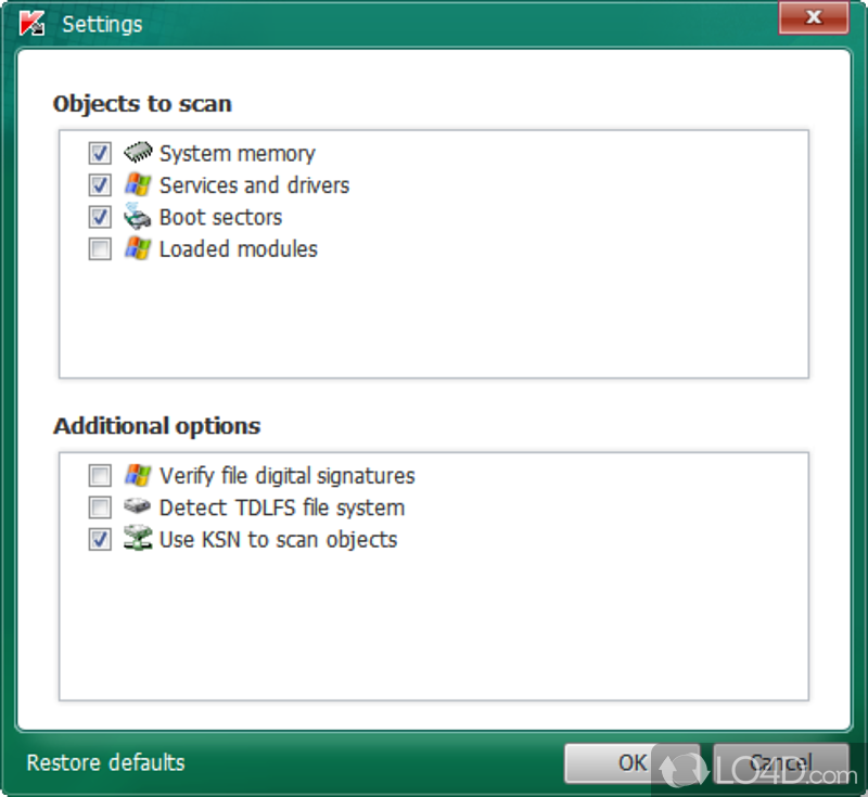 Damages done to your system by rootkits - Screenshot of TDSSKiller