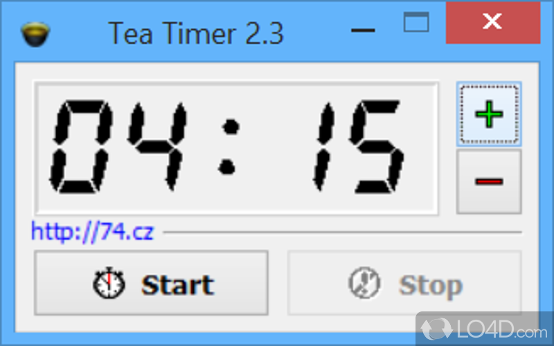 The advantages of being portable - Screenshot of Tea Timer