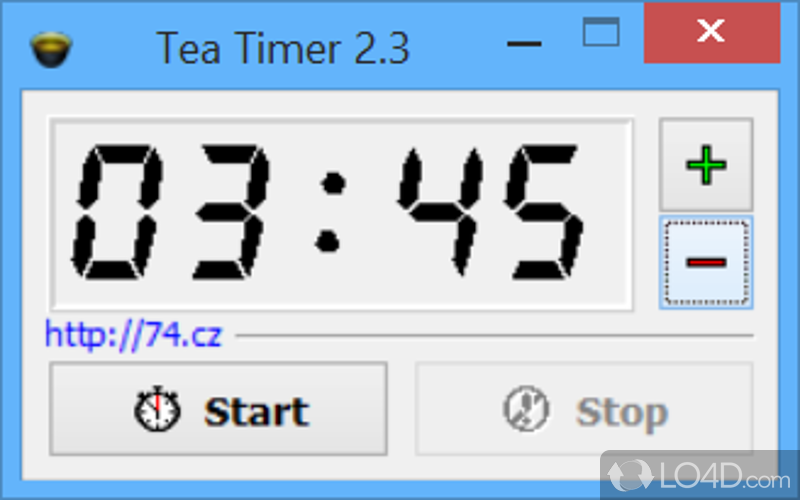 Minimalistic looks - Screenshot of Tea Timer