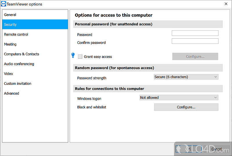 Demonstrate things on a desktop - Screenshot of TeamViewer Portable